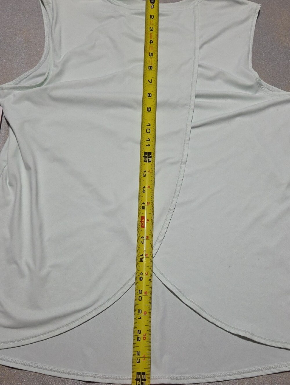 Athleta Pale Mint Double-Layer Crossover Back Tank - Picture 6 of 8
